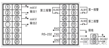 SWP-LCD-R接線圖