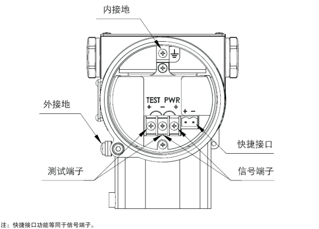 單晶硅差壓遠傳變送器電氣接線圖