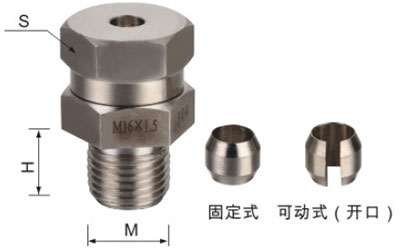 鎧裝熱電阻卡套螺紋接頭