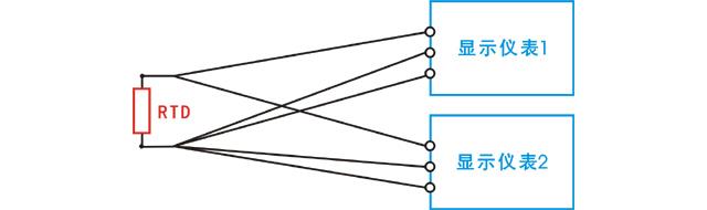 1支熱電阻不能同時(shí)連接2臺(tái)顯示儀表 