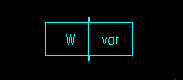 組合式記錄功率表和無(wú)功功率表電氣符號(hào)