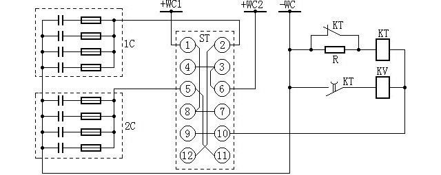 儲(chǔ)能電容器組接線圖