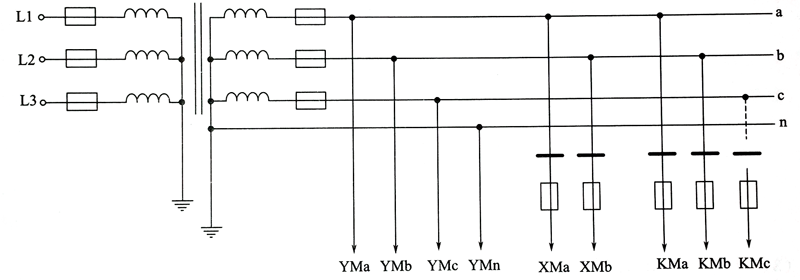 電壓互感器次級(jí)接線圖