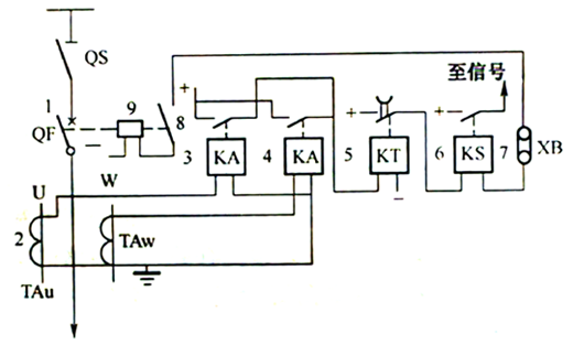 6-10kV線(xiàn)路過(guò)電流保護(hù)原理圖