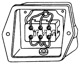 三相異步電動機接線盒