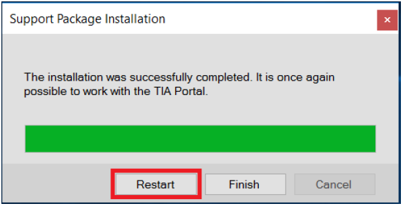 重啟Restart完成HSP的安裝