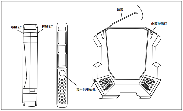 24V和48V直流電源浪涌保護(hù)器拆卸示意圖