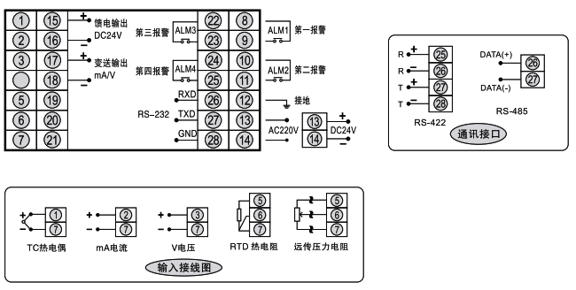 SWP-T803-02-12-HL-P接線圖