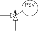 P&ID圖中安全閥的圖例