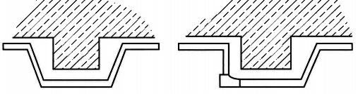 不得在混凝土梁柱上鑿孔或鋼結(jié)構(gòu)上開孔，可采用預(yù)埋穿線管方法