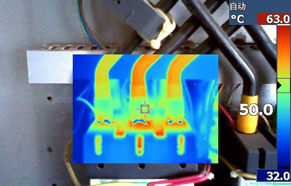 紅外測溫儀檢測斷路器端子溫度