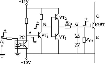 帶光耦的IGBT驅(qū)動(dòng)電路